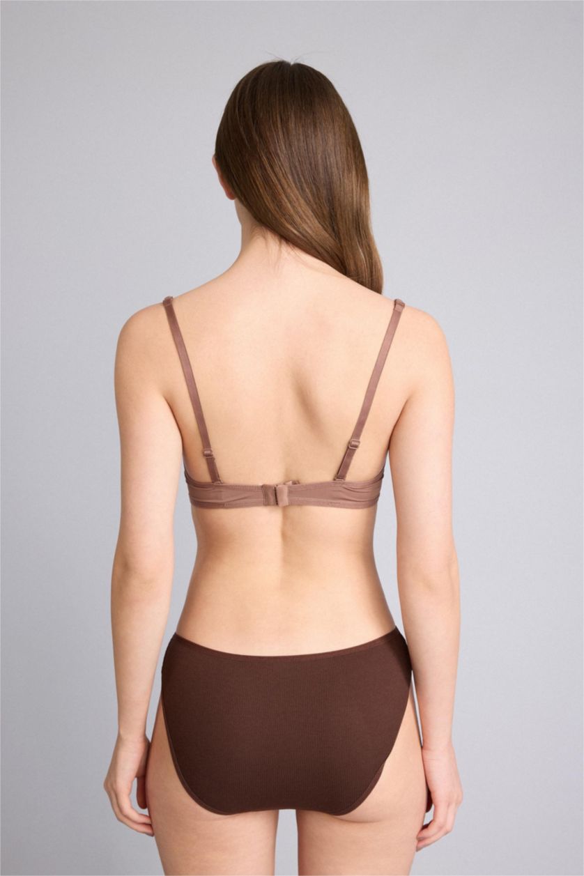 Kadın Kahve Ribana 3’lü Brief Külot