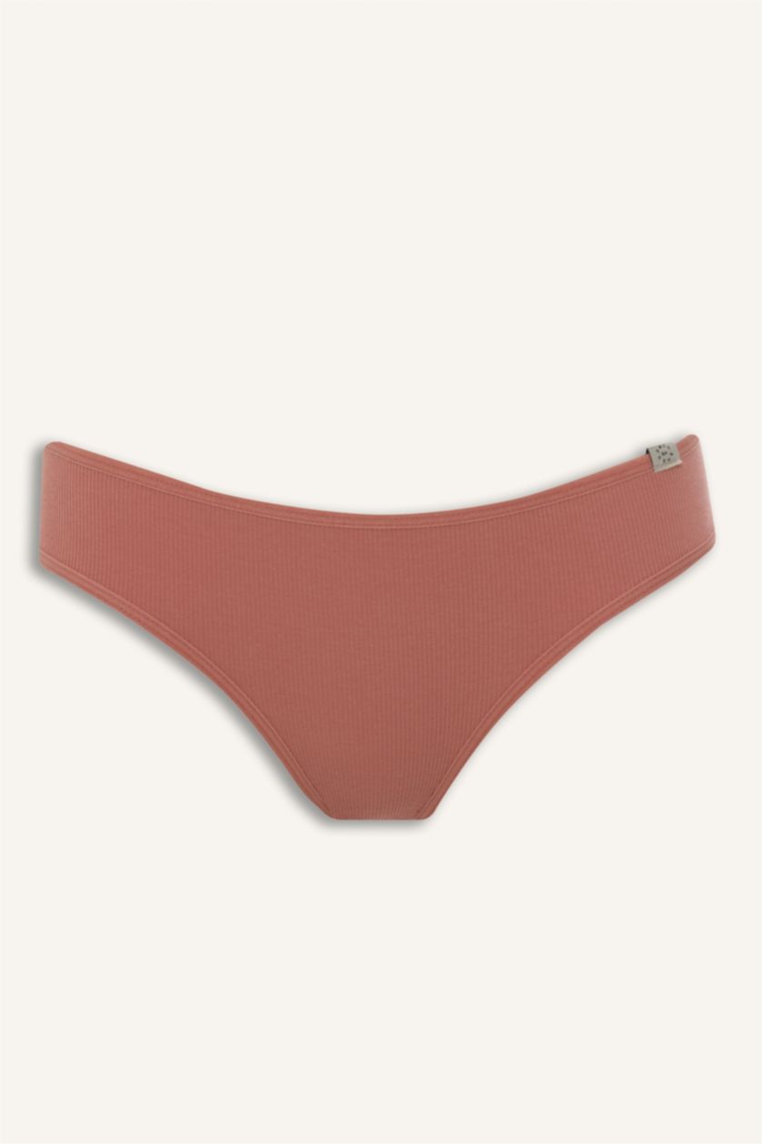 نساء بني كيلوت سليب مضلع - 3 قطع