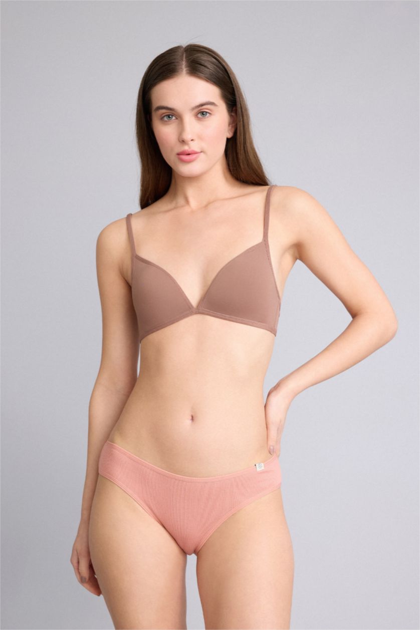 Kadın Kahve Ribana 3’lü Brief Külot
