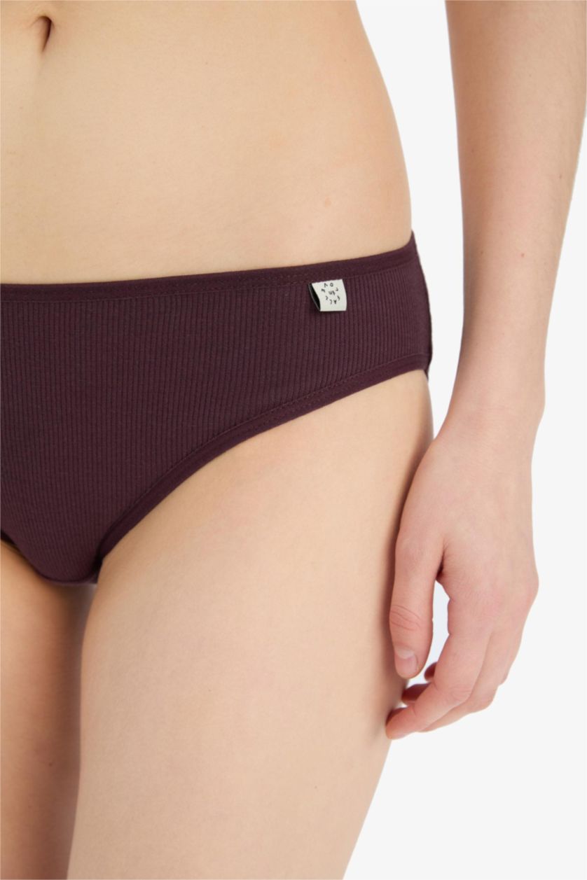 Kadın Bej Ribana 3'lü Brief Külot