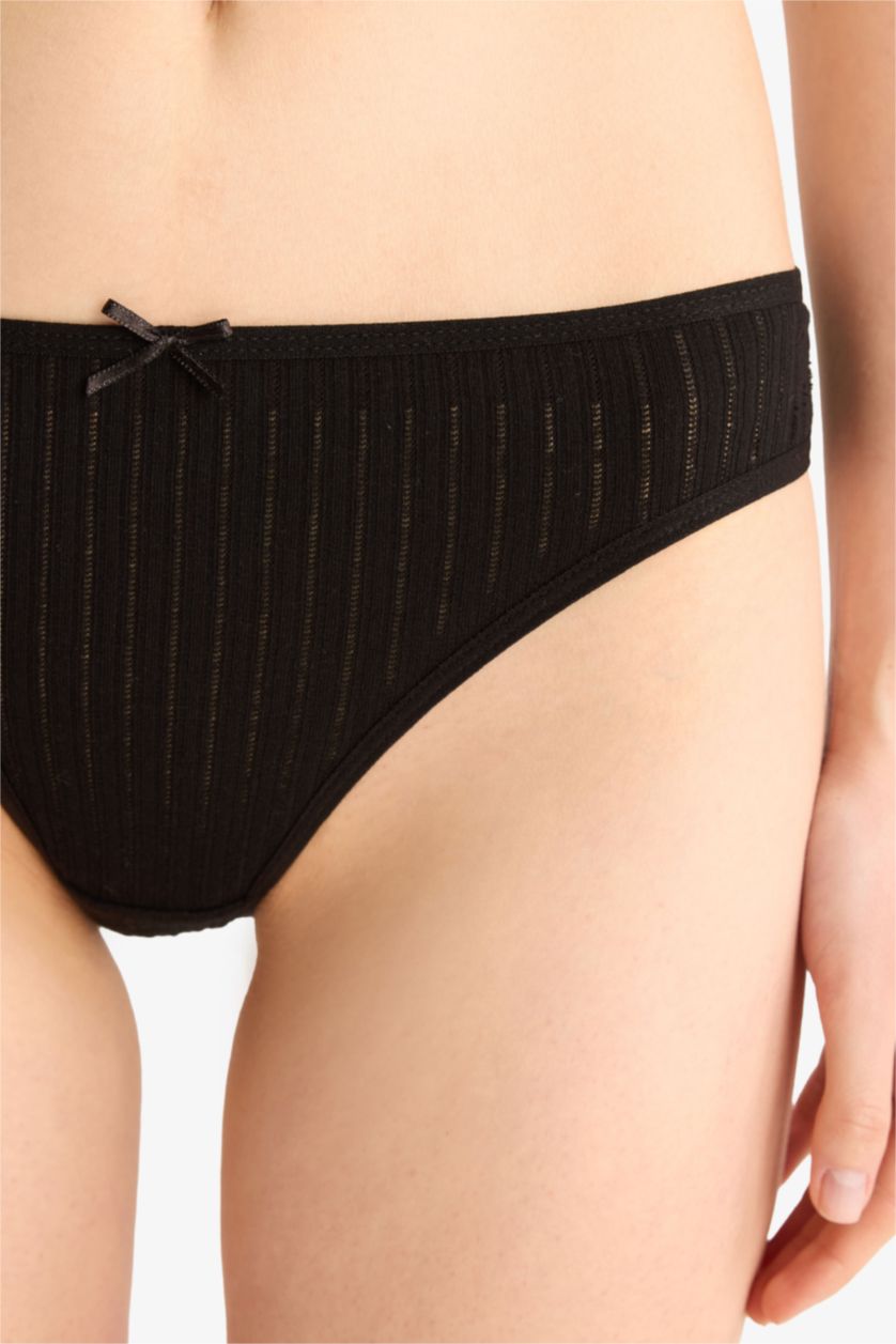 Kadın Açık Somon 3'lü Brief Külot-Fall in Love