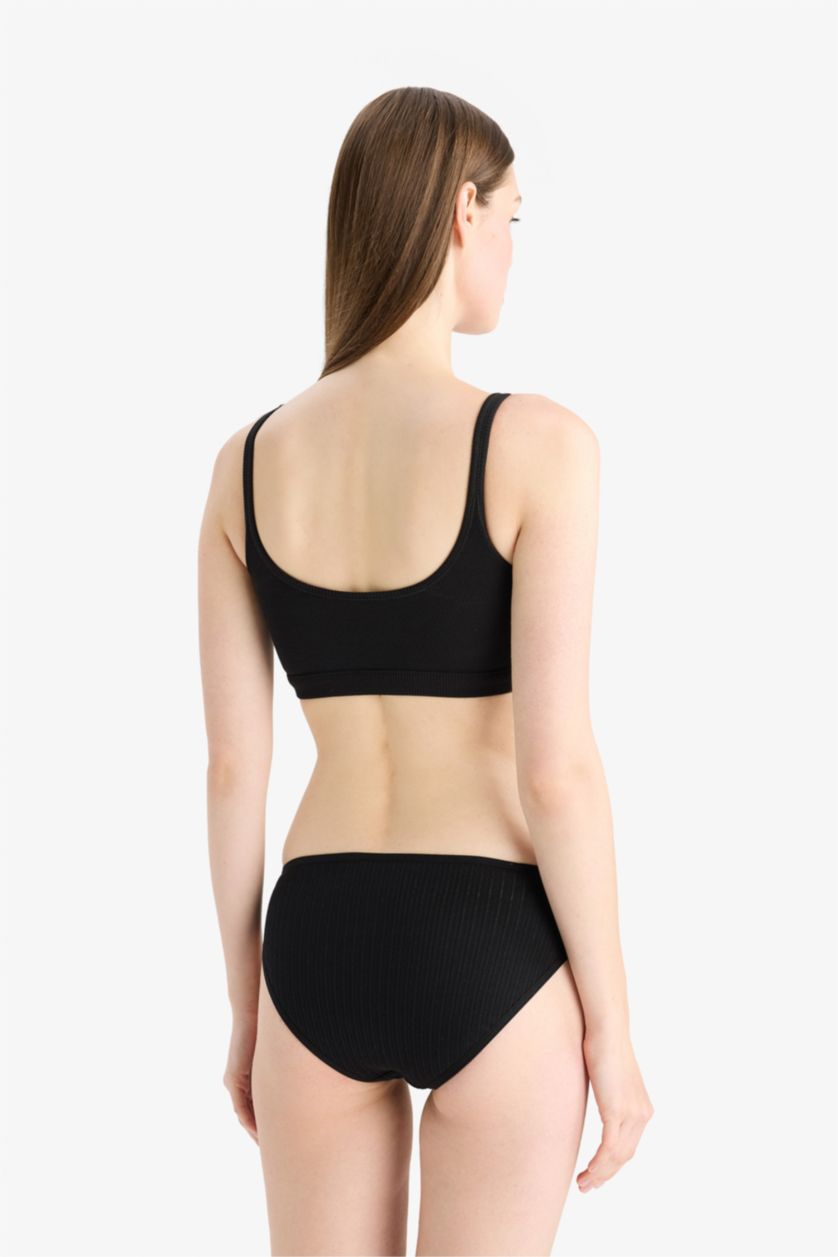 Kadın Açık Somon 3'lü Brief Külot-Fall in Love