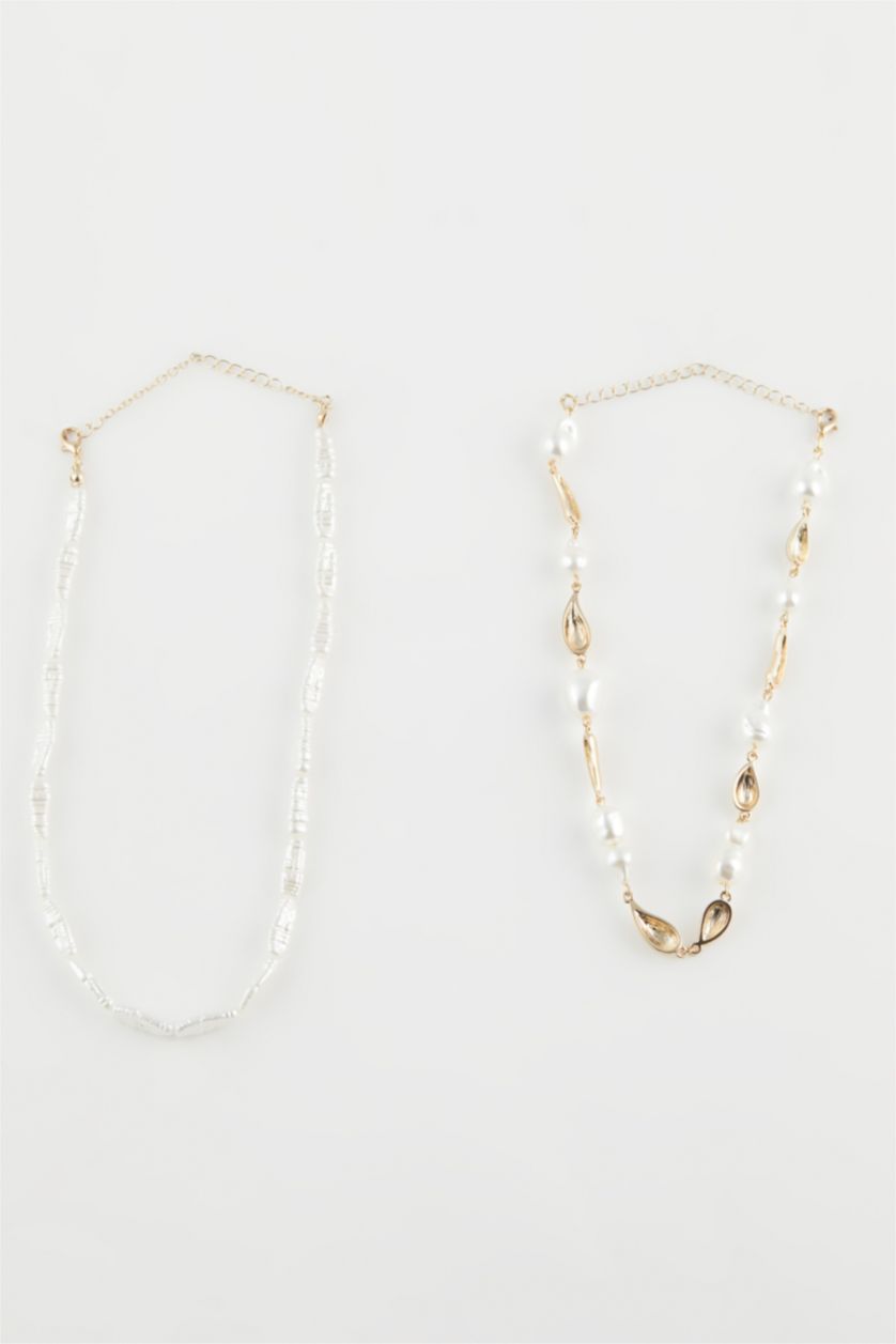 Kadın Karma Kadın 2'li İnci Set Kolye