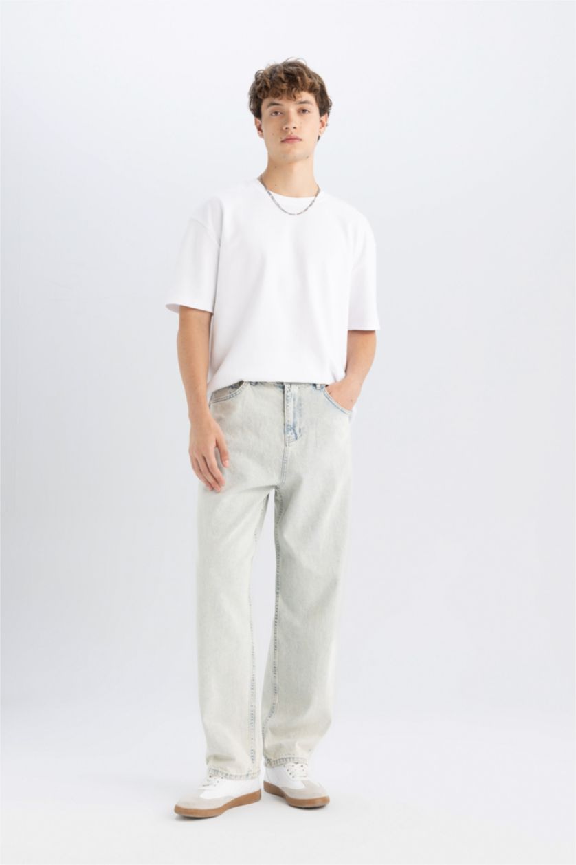HOMME BLEU Clair Baggy