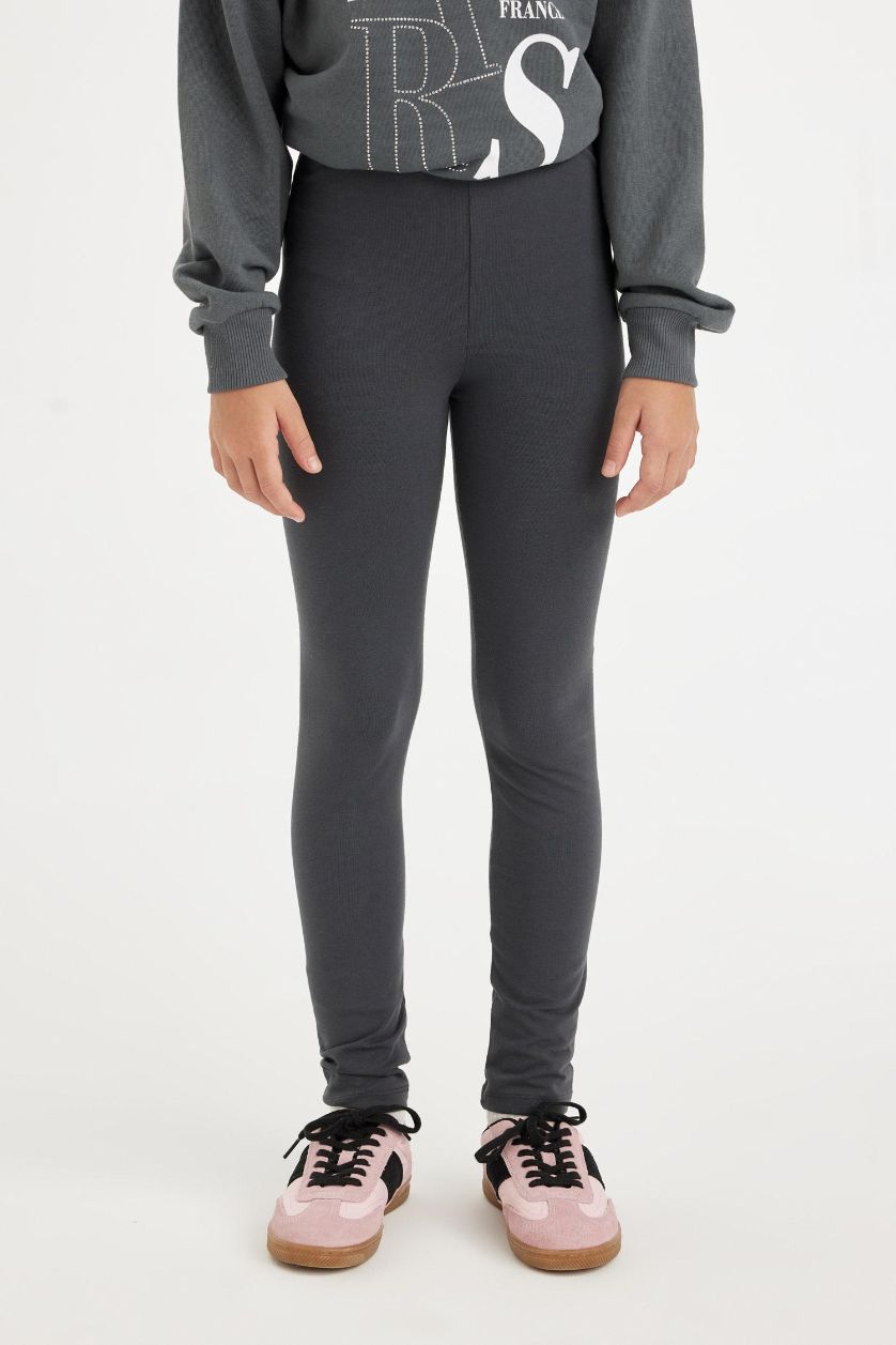 Kız Çocuk - Genç Kız Antrasit Tayt Kız Çocuk