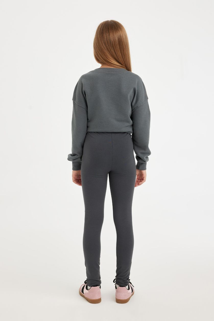 Kız Çocuk - Genç Kız Antrasit Tayt Kız Çocuk