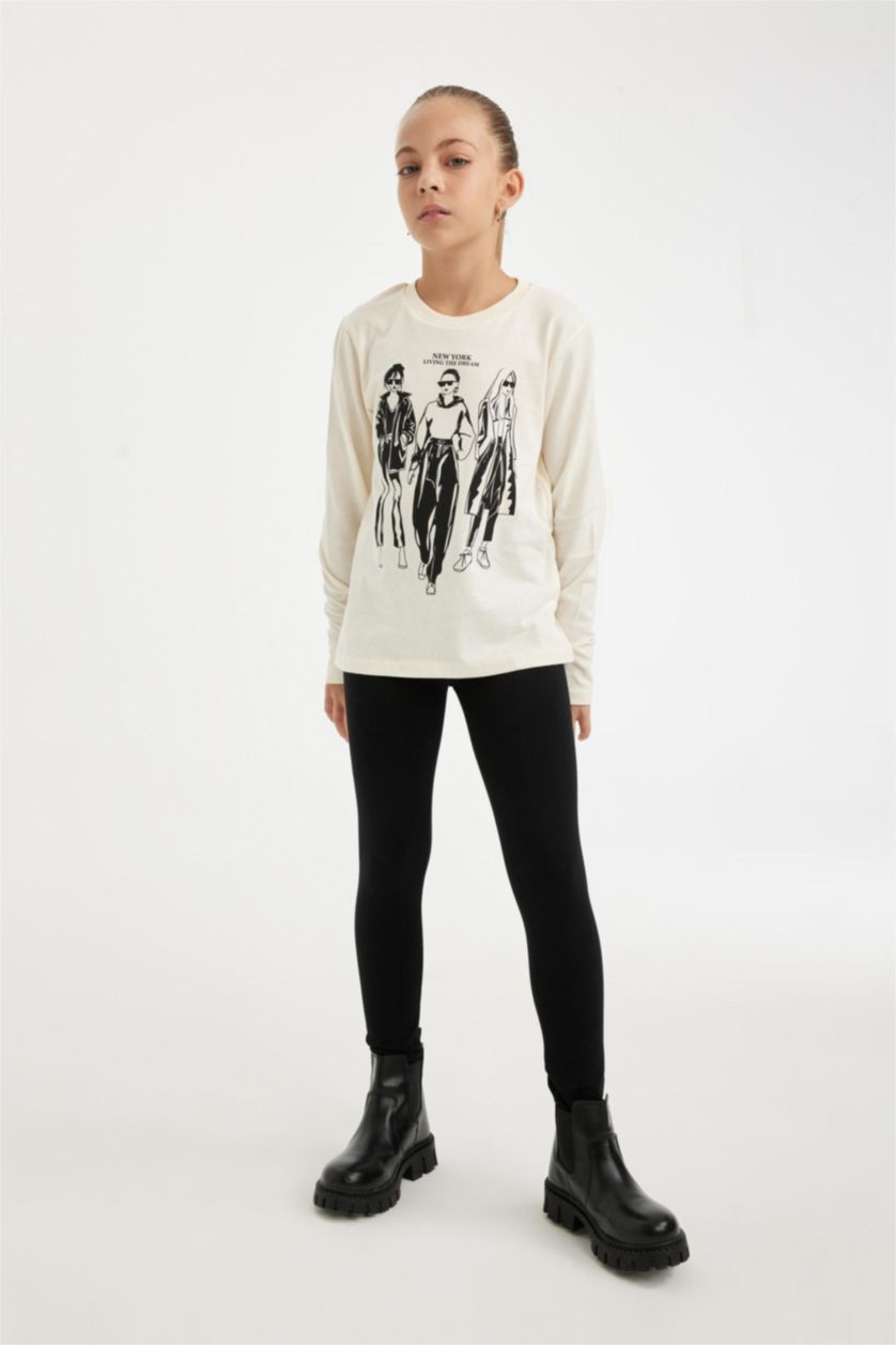 Young Girls - Teen Girls Black Girl Leggings