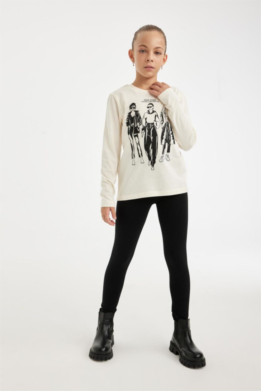Young Girls - Teen Girls Black Girl Leggings