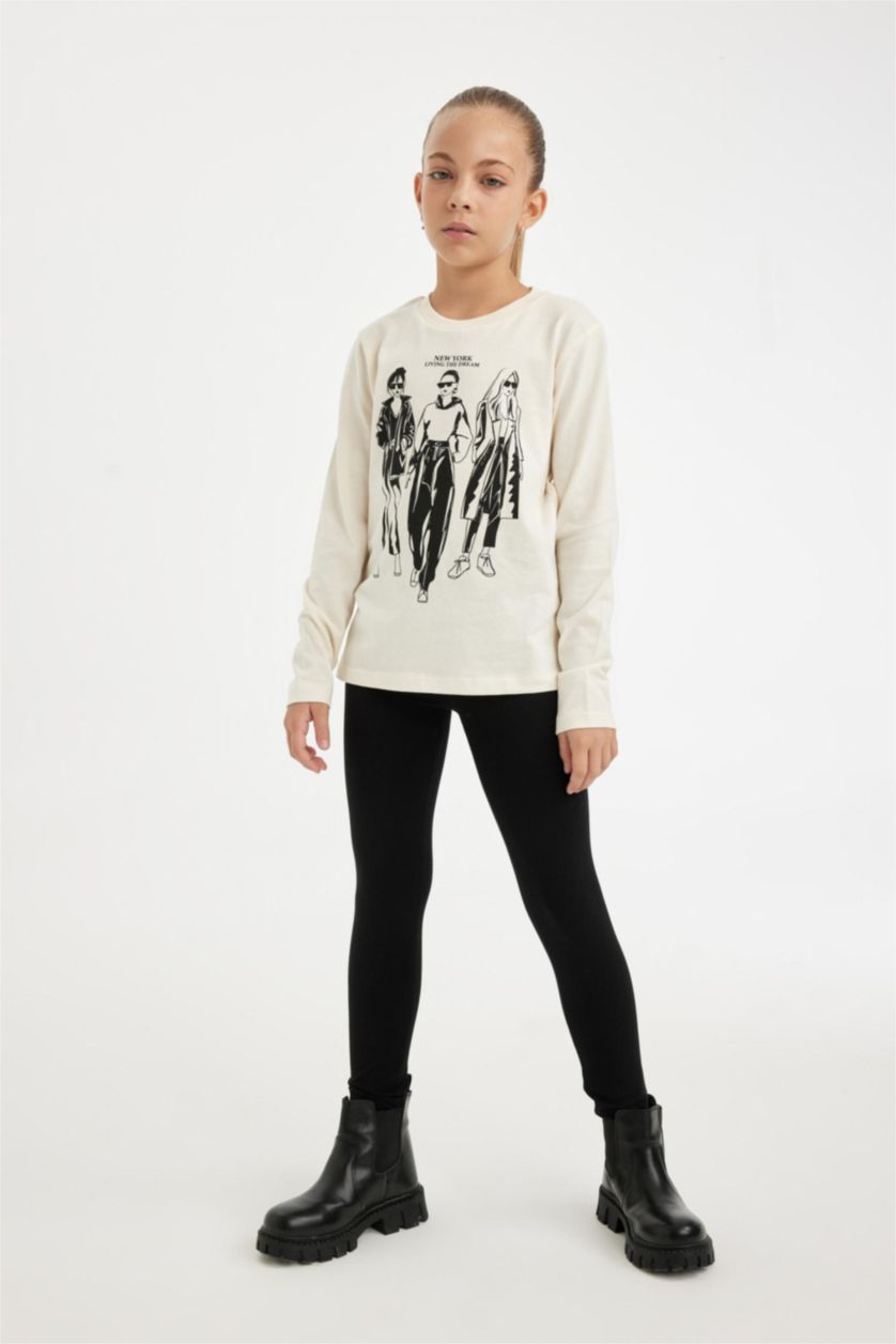 Young Girls - Teen Girls Black Girl Leggings