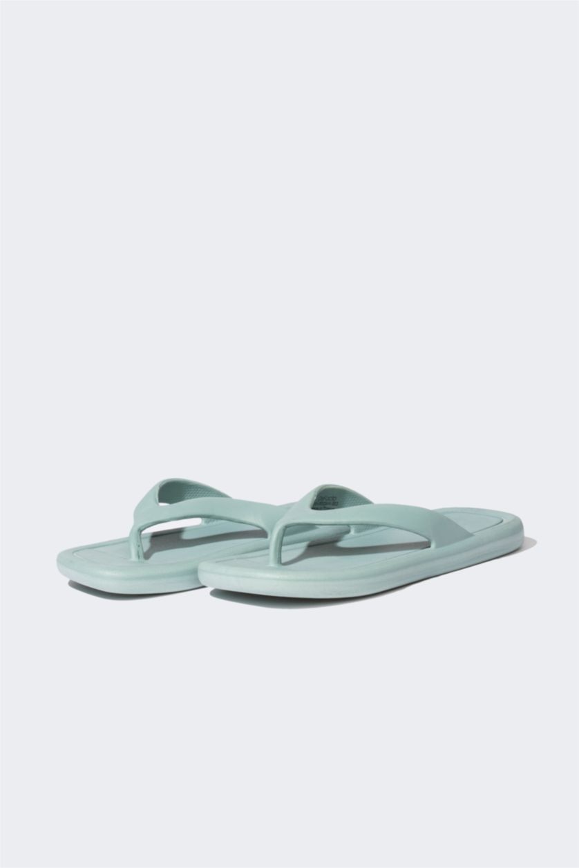 Kadın Mavi Kadın Düz Taban Eva Terlik