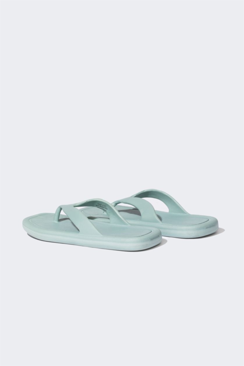 Kadın Mavi Kadın Düz Taban Eva Terlik