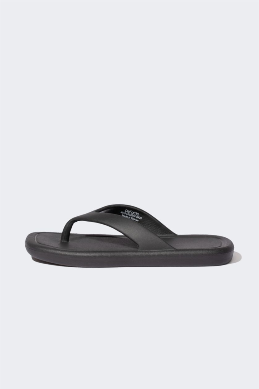 Kadın Siyah Kadın Düz Taban Eva Terlik