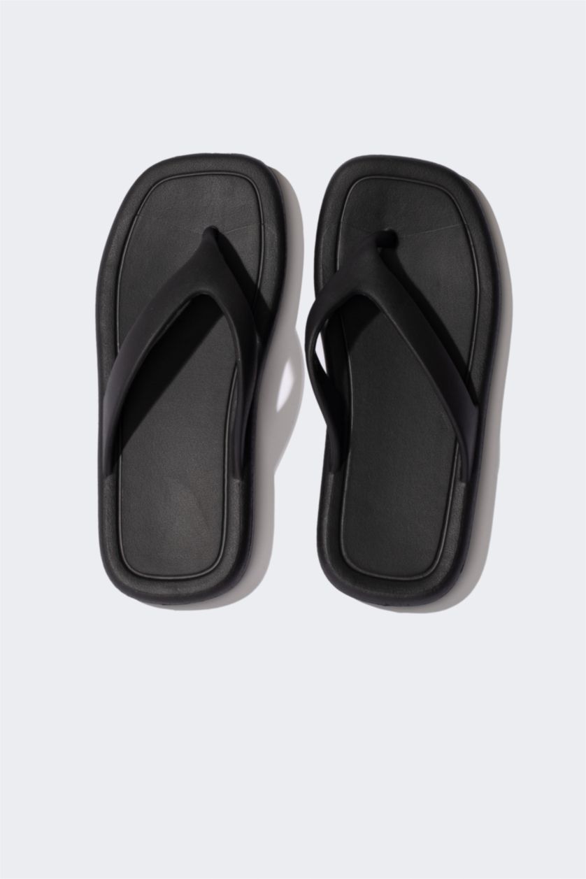 Kadın Siyah Kadın Düz Taban Eva Terlik