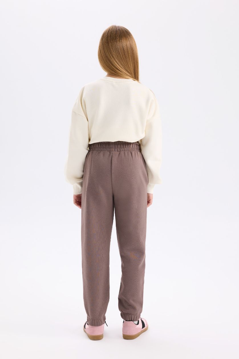 Girls & Teens Light Brown Girl Thick Jogger Sweatpants