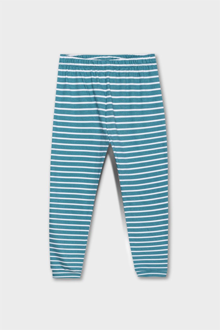 طفل صغير LT.PETROL طقم بيجاما بيبي اولادي قصة عادية بطبعة عربية - قطعتين