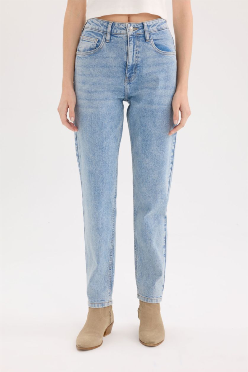 WOMAN Light Blue Denim Trousers