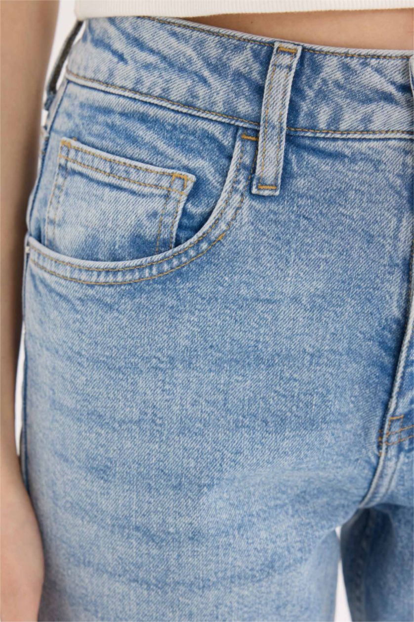 WOMAN Light Blue Denim Trousers