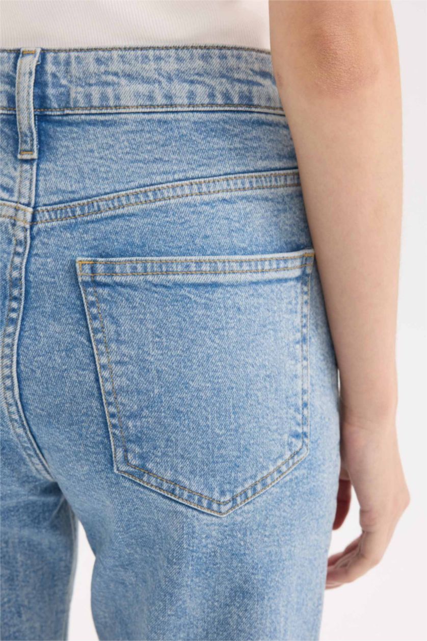 WOMAN Light Blue Denim Trousers