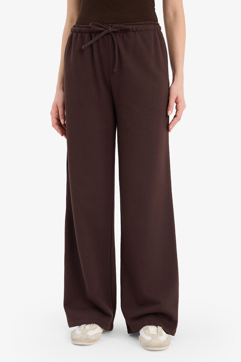 Woman Brown Straight Fit Trousers