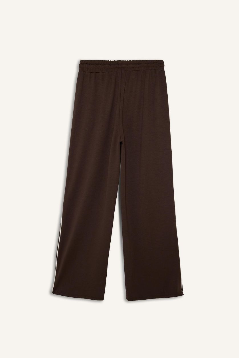 Woman Brown Straight Fit Straight Leg Trousers