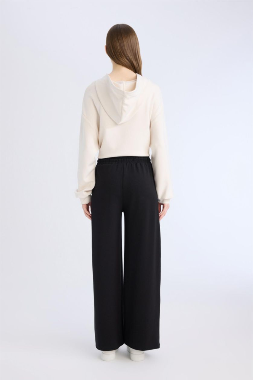 نساء أسود Straight Fit Trousers