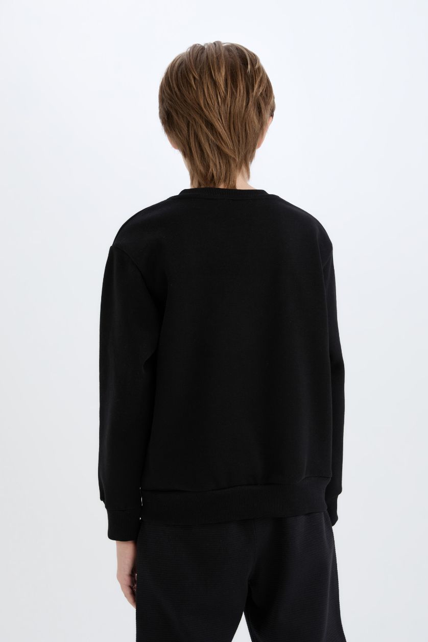 GARÇONS Noir Sweat-shirt Xbox à col rond pour garçon