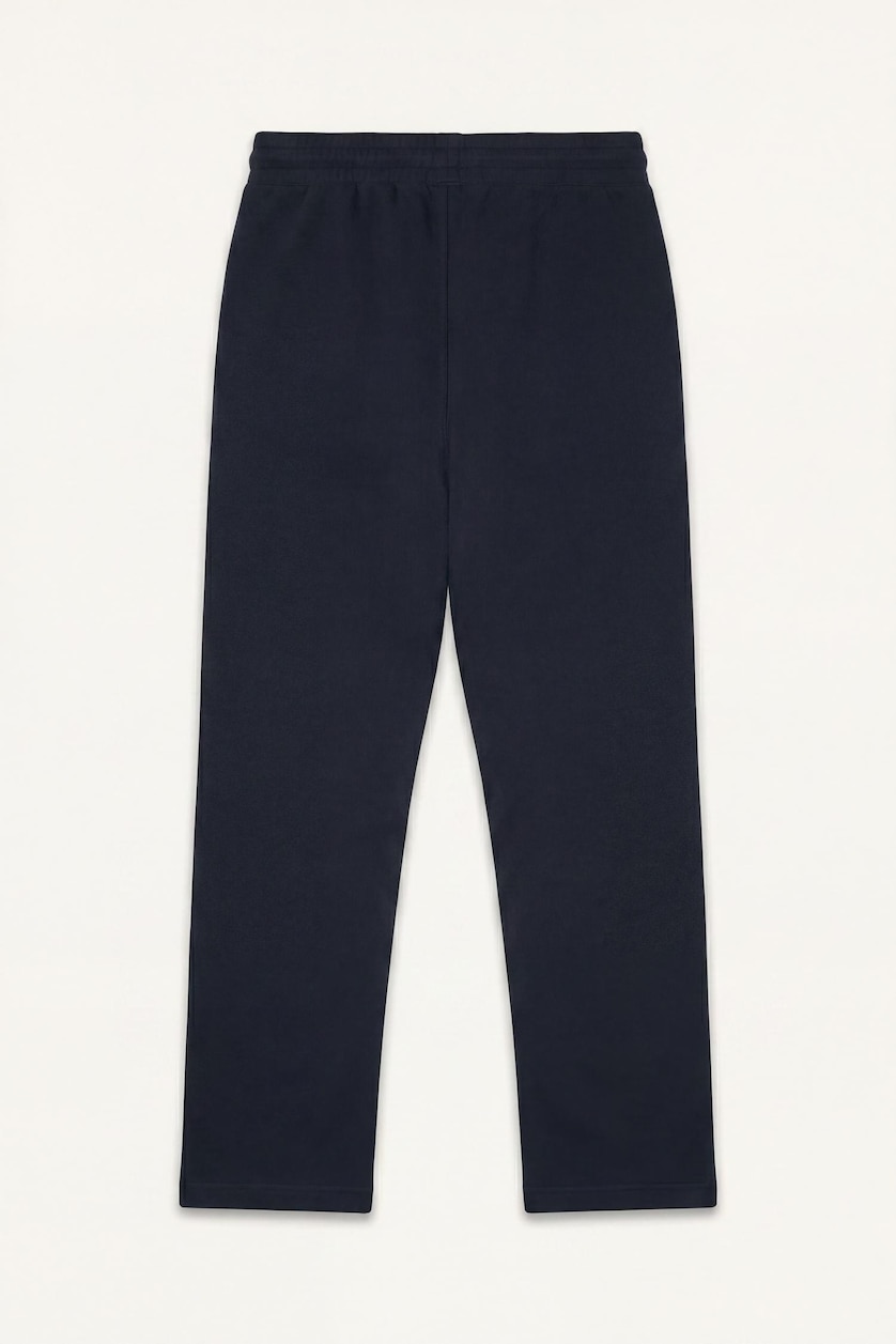 MAN NAVY Regular Boxy Fit Elastic Waist Straight Leg Trousers