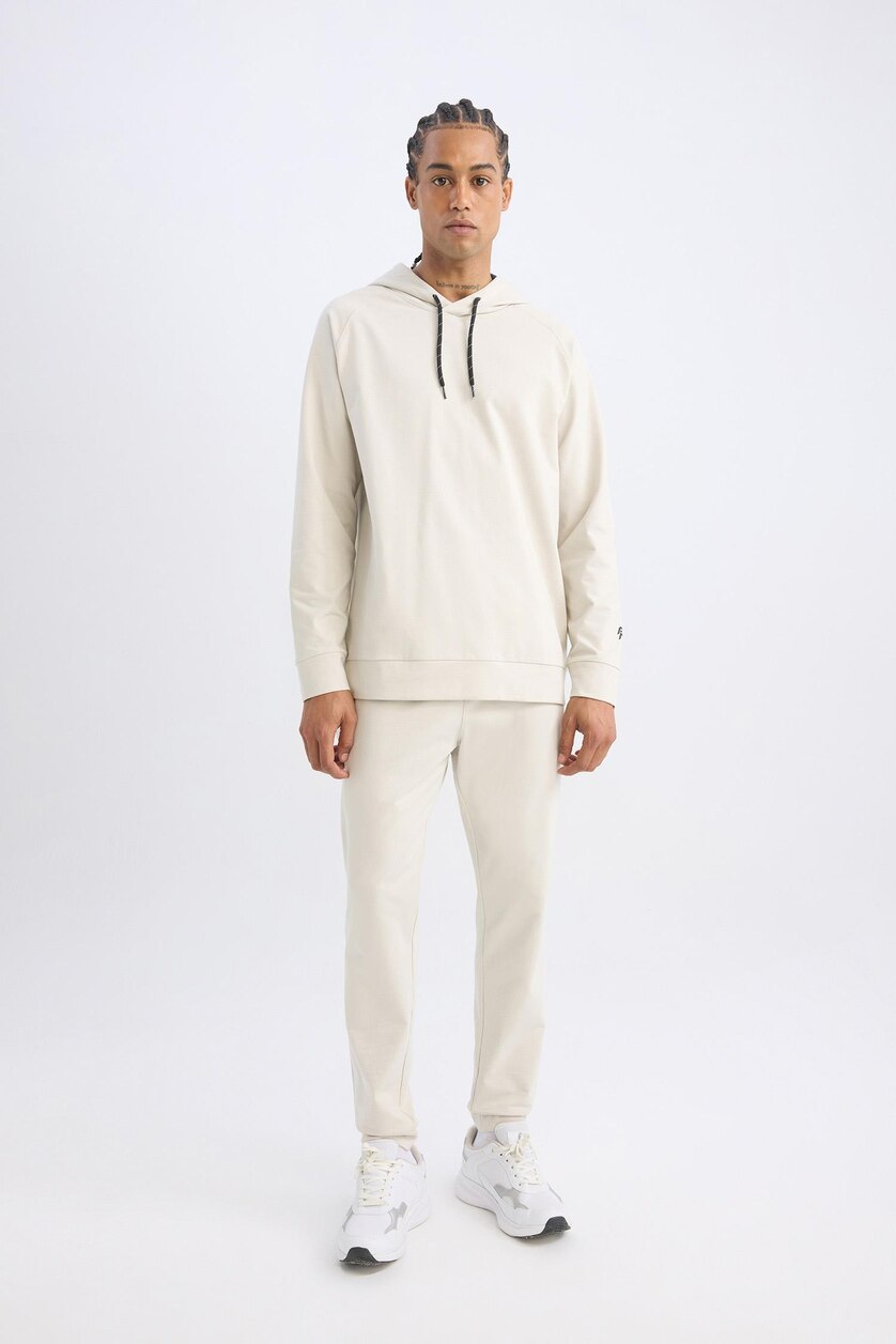 Erkek Taş Standart Fıt Sweatshirt
