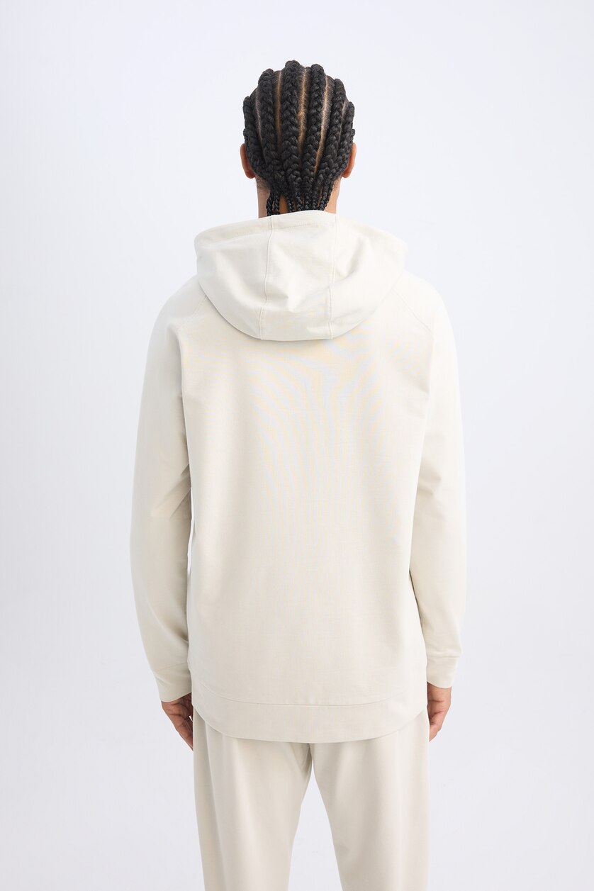 Erkek Taş Standart Fıt Sweatshirt