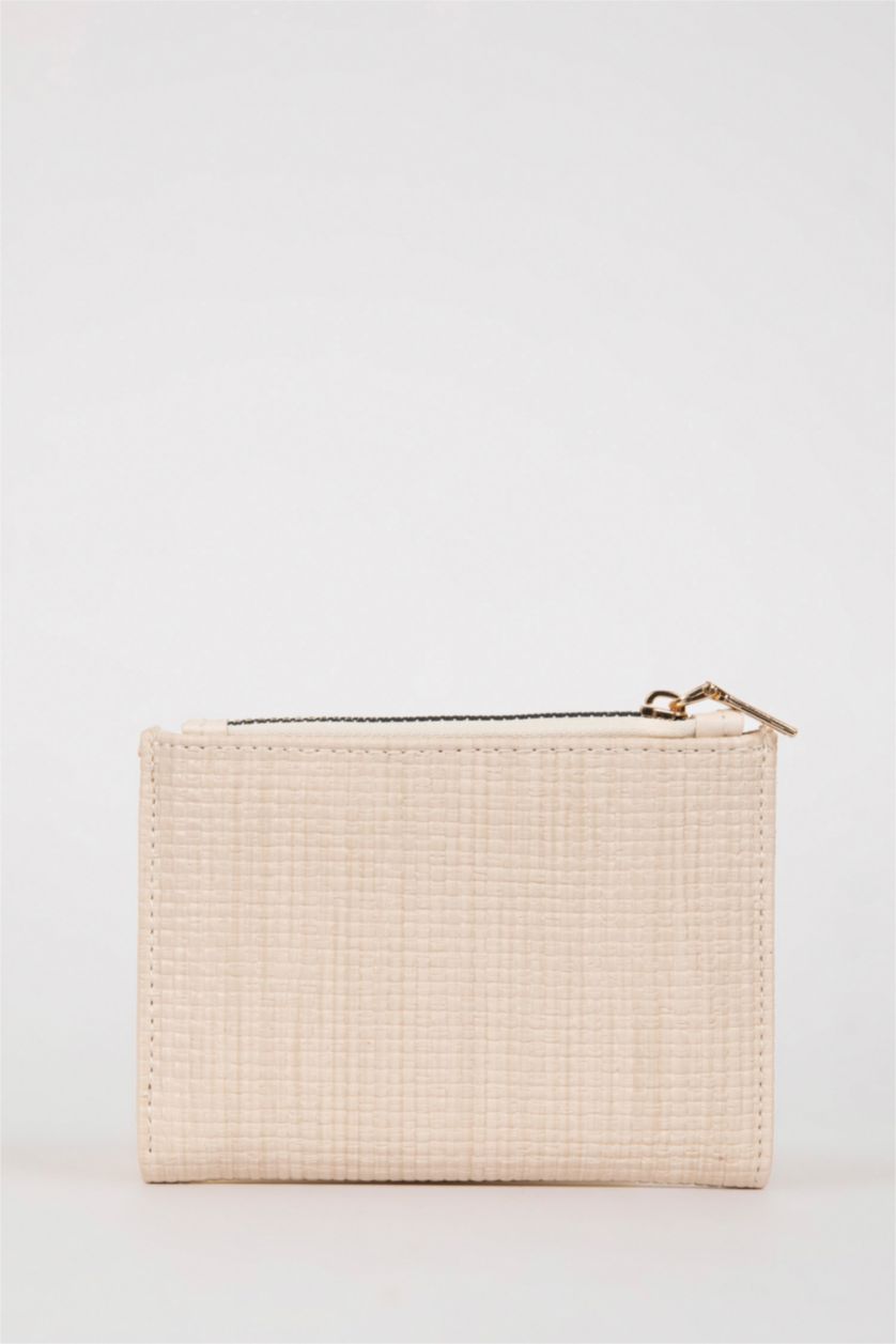 Kadın Bej Kadın Toka Detaylı Suni Deri Cüzdan