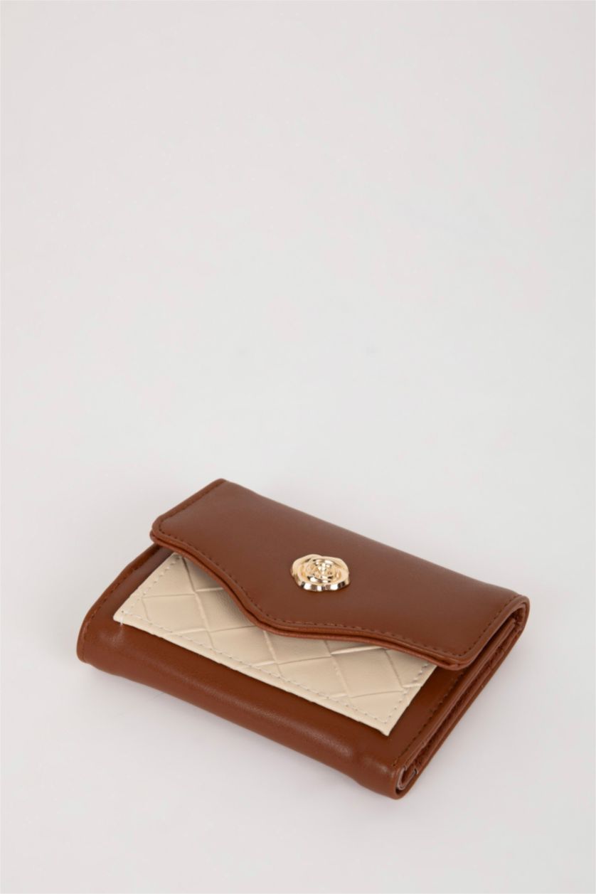 Kadın Taba Kadın Kapitone Desenli Suni Deri Cüzdan