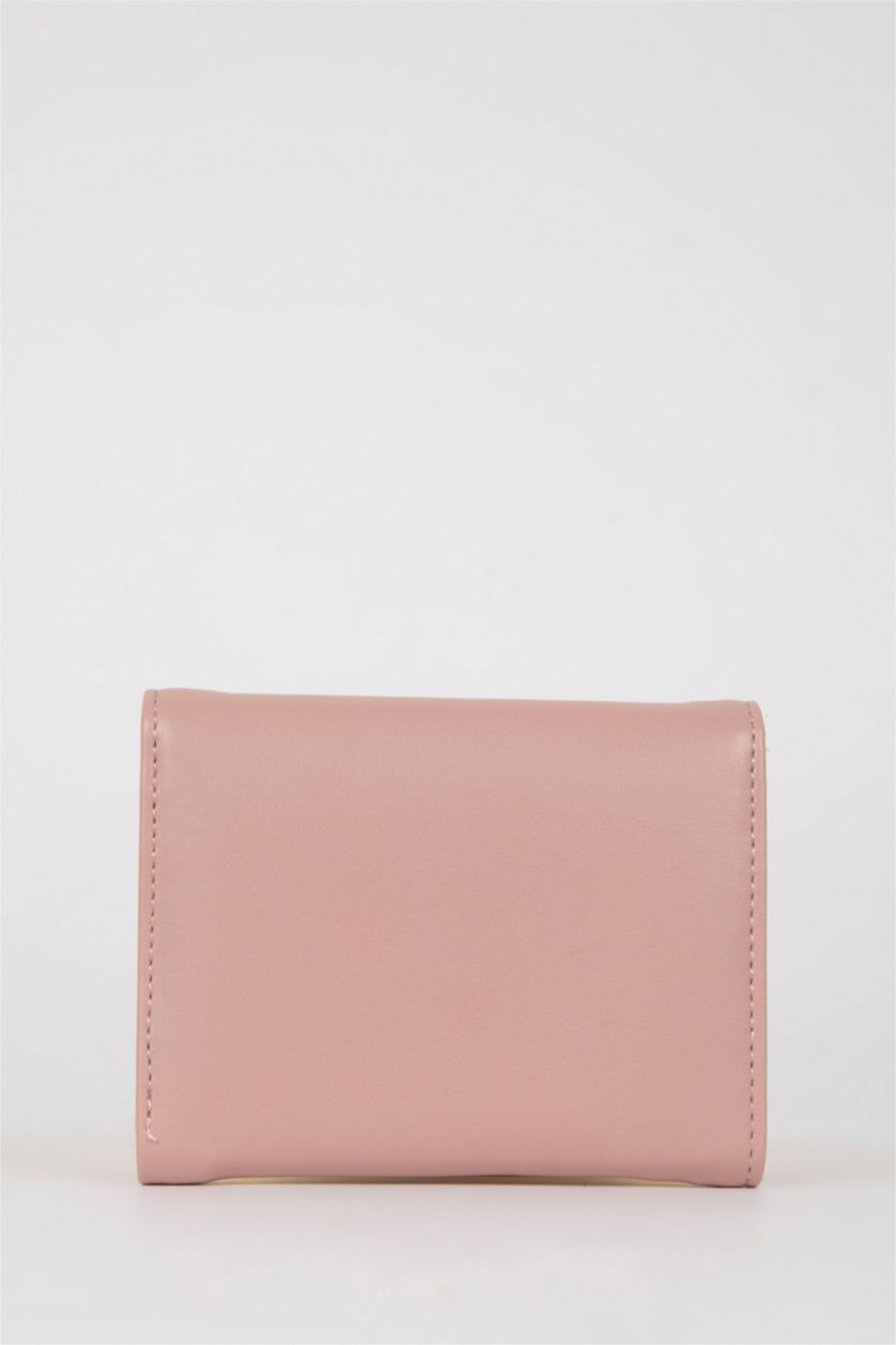 Women Pink Woman Faux Leather Wallets