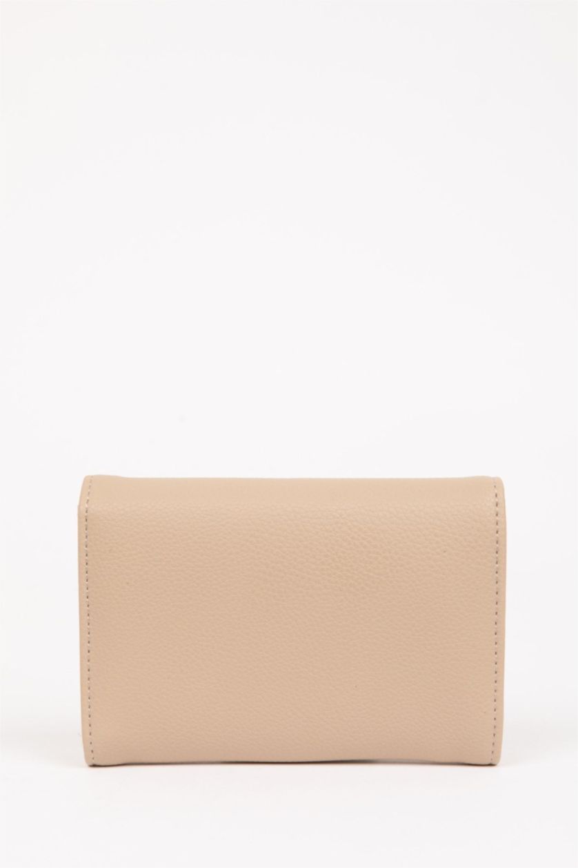 نساء بيج محفظة نسائي جلد صناعي