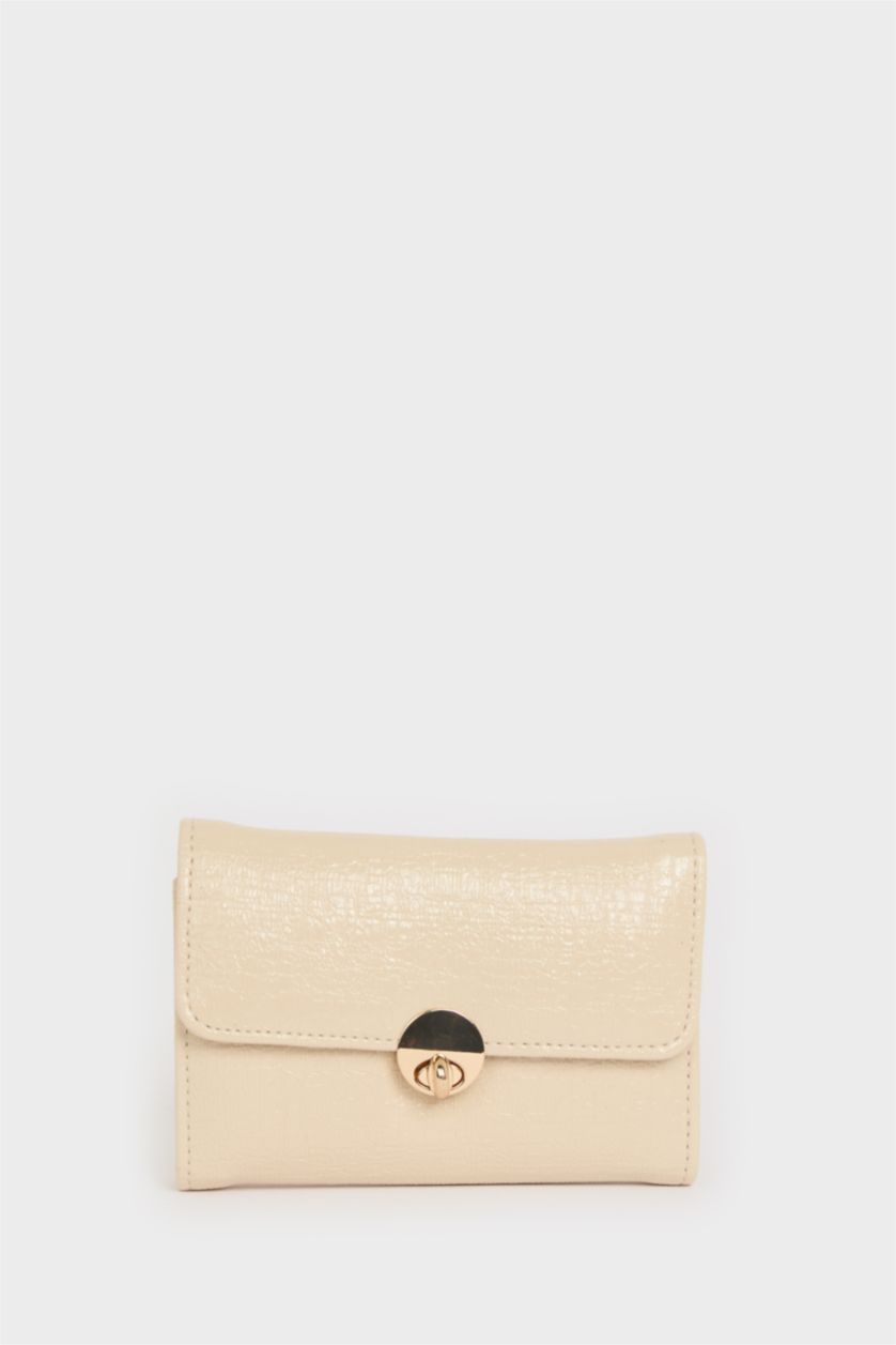 Kadın Bej Kadın Suni Deri Cüzdan