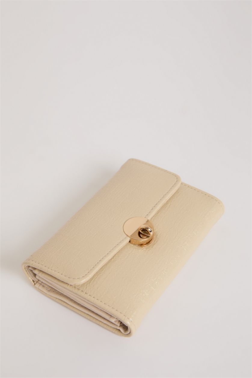 Kadın Bej Kadın Suni Deri Cüzdan