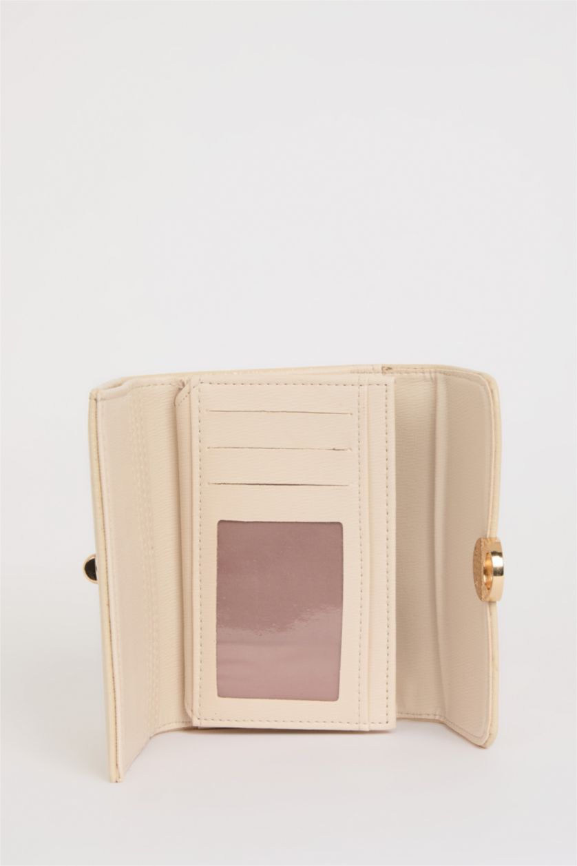 Kadın Bej Kadın Suni Deri Cüzdan