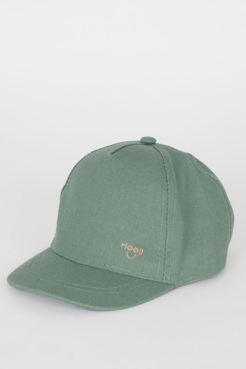 BÉBÉ GARÇON Kaki Clair Casquette en coton pour bébé garçon