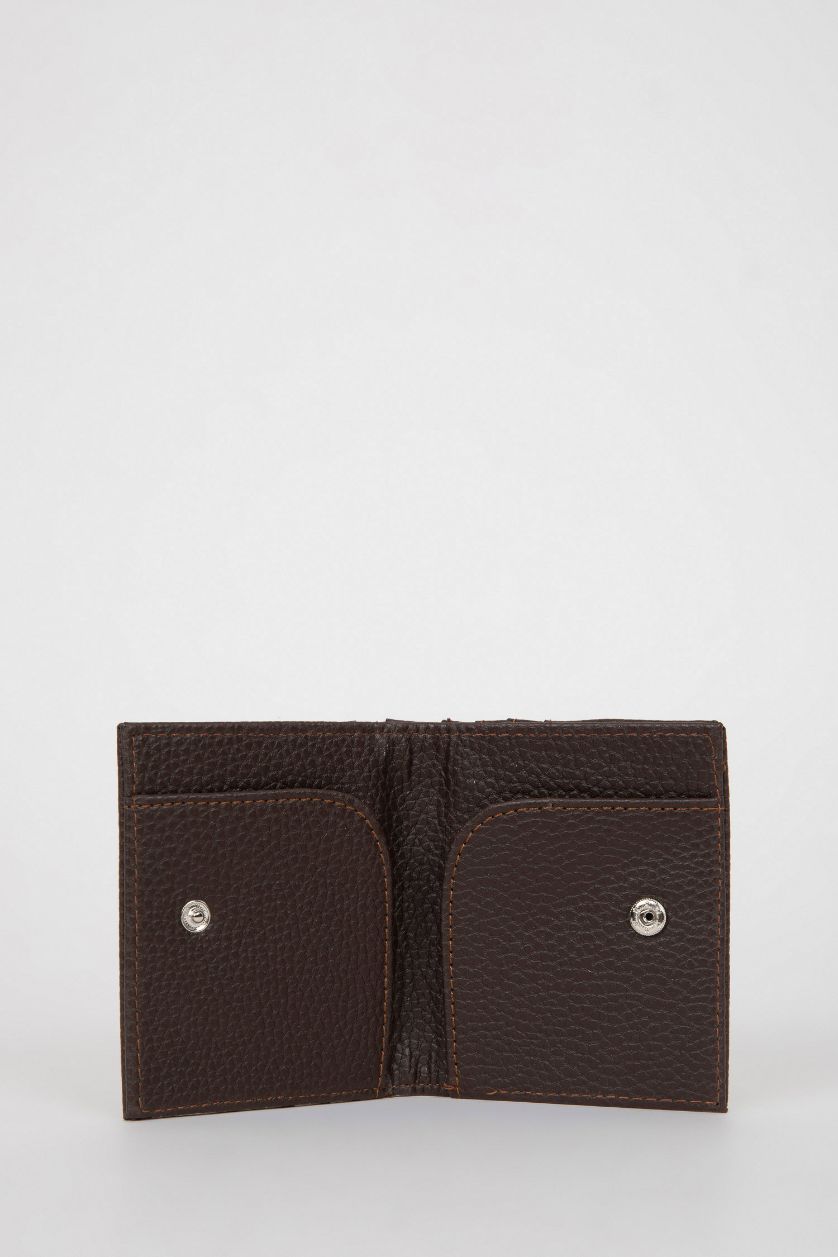 Erkek Kahve Erkek Suni Deri Cüzdan