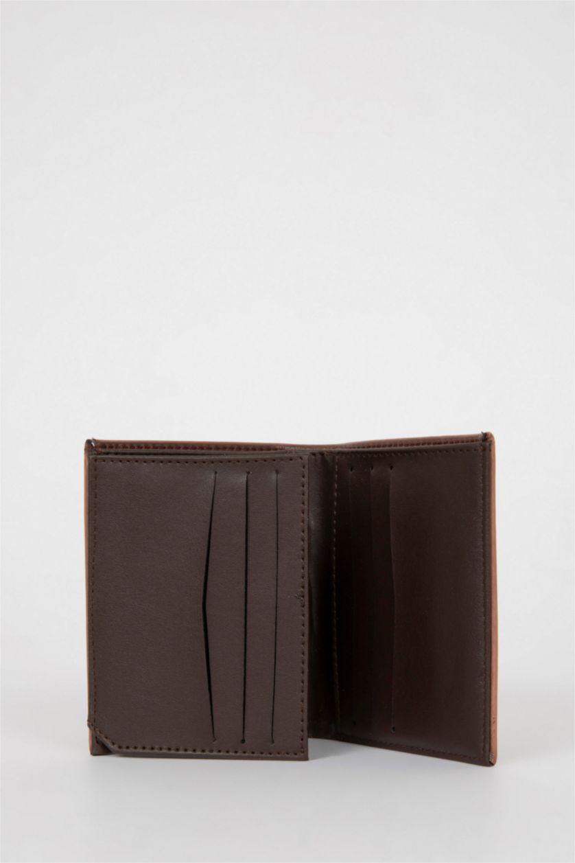 Erkek Kahve Erkek Suni Deri Cüzdan