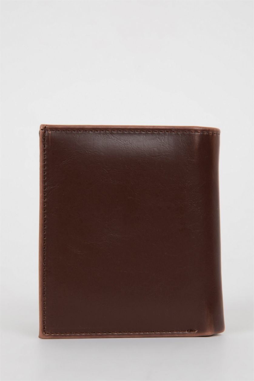 Erkek Kahve Erkek Suni Deri Cüzdan