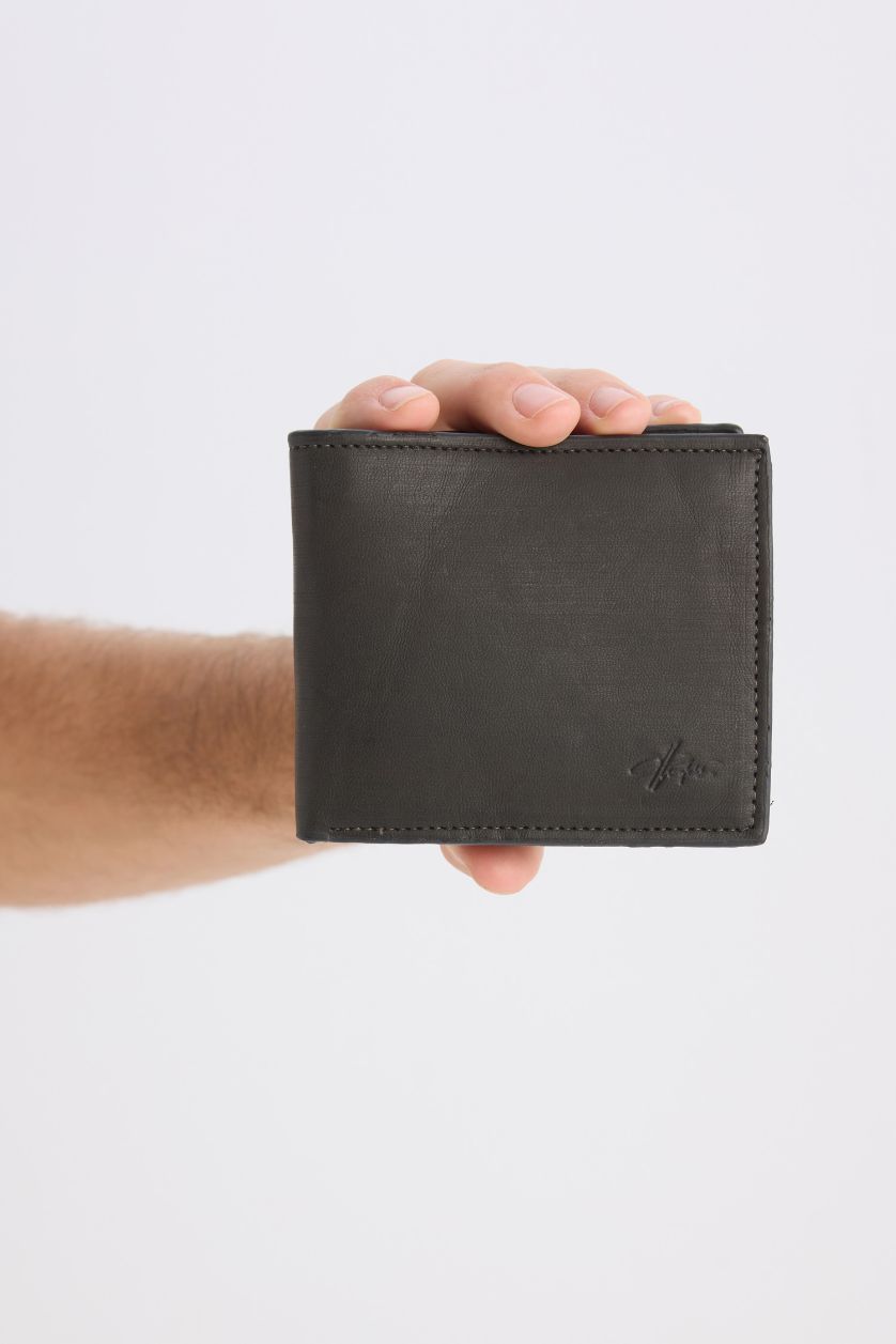 Erkek Siyah Erkek Suni Deri Cüzdan