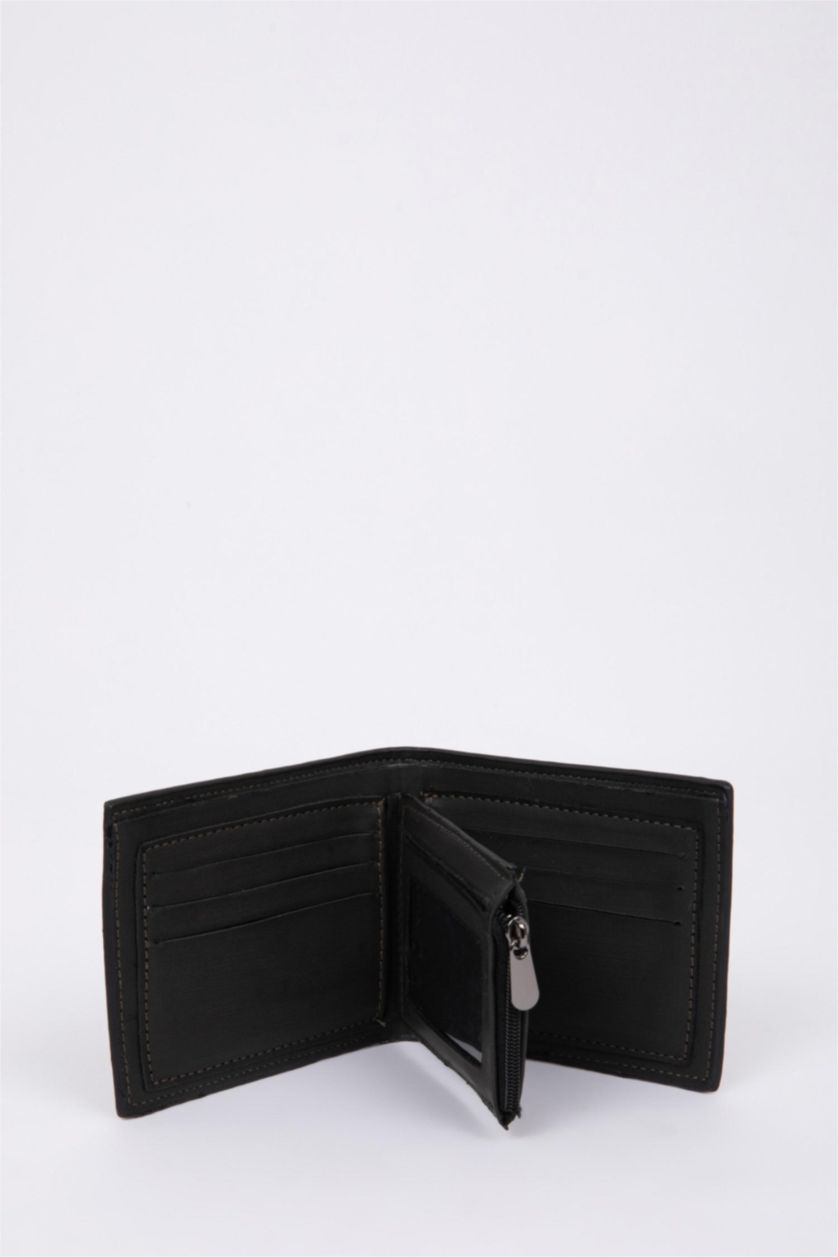 Erkek Siyah Erkek Suni Deri Cüzdan