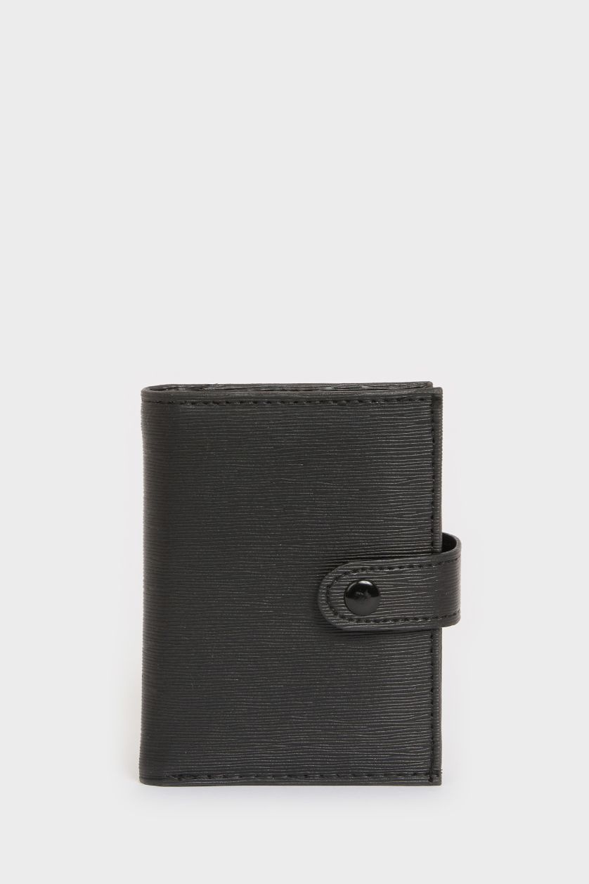 Erkek Siyah Erkek Suni Deri Cüzdan