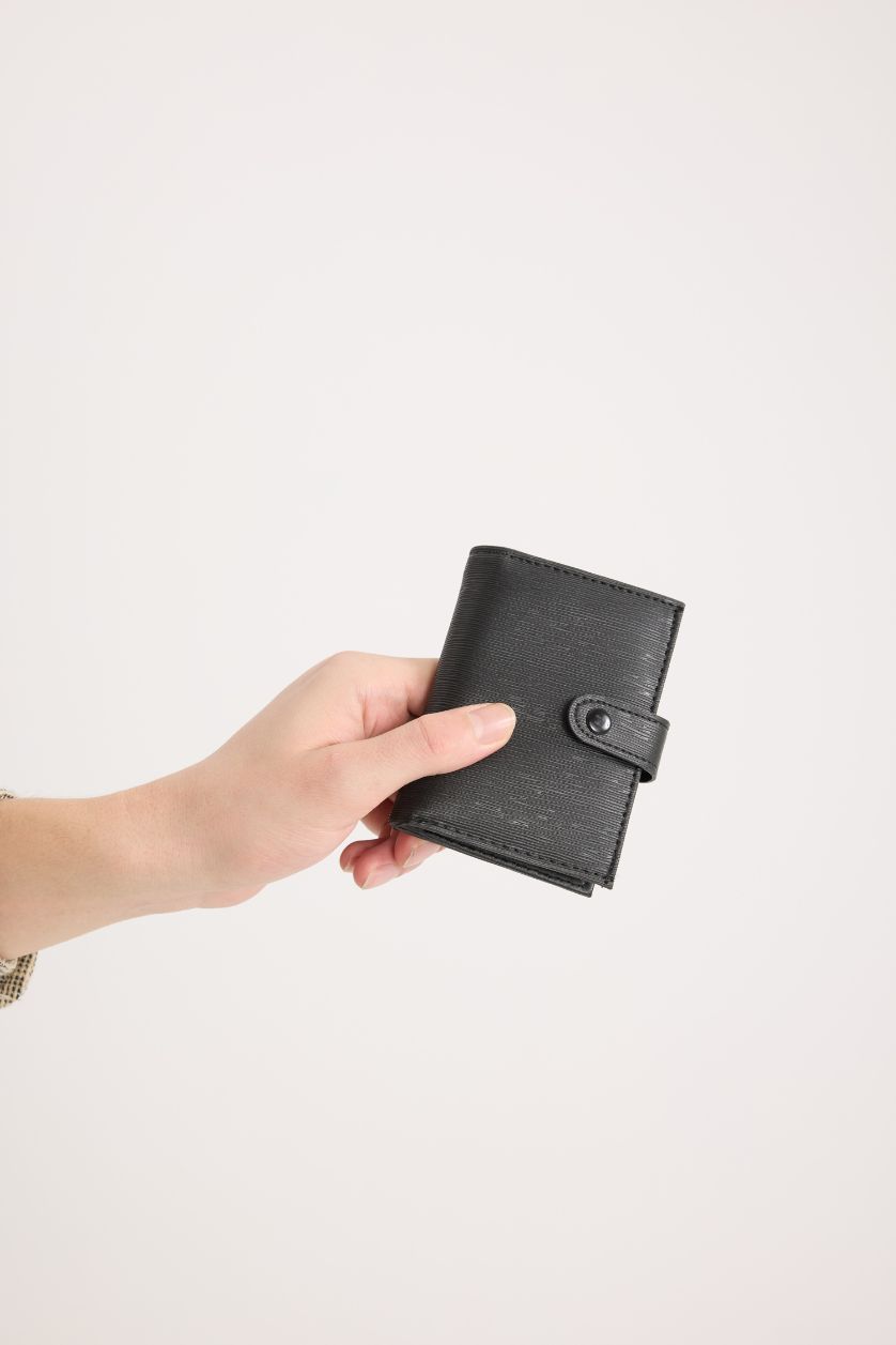 Erkek Siyah Erkek Suni Deri Cüzdan