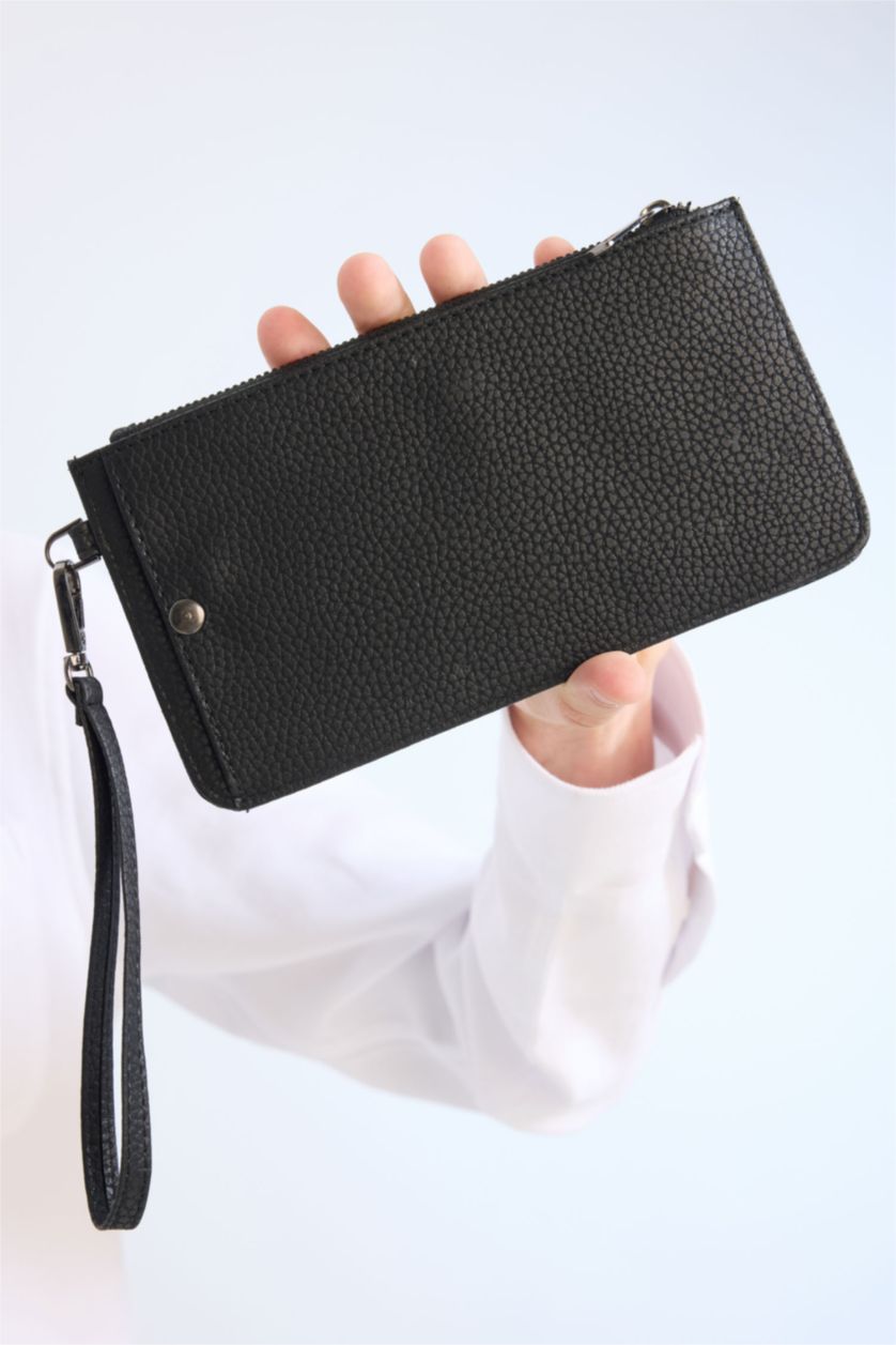 Erkek Siyah Erkek Suni Deri Cüzdan