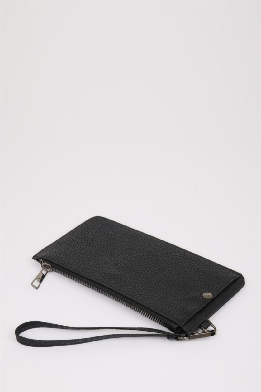 Erkek Siyah Erkek Suni Deri Cüzdan