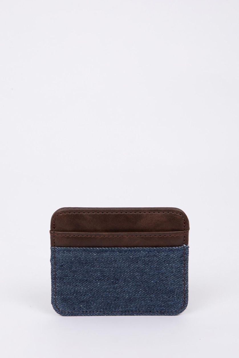 Erkek Lacivert Erkek Suni Deri Cüzdan