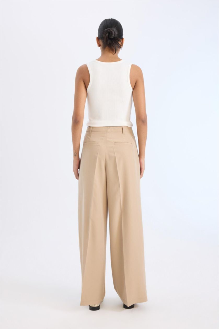 Әйелдерге ашық реңк кең аяқ модаль кең етек Шалбар