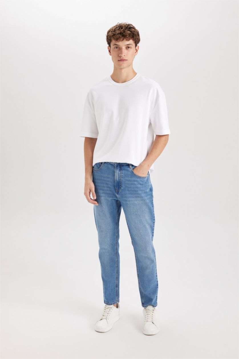 MAN Blue 90's Slim Fit Skinny Leg Jeans