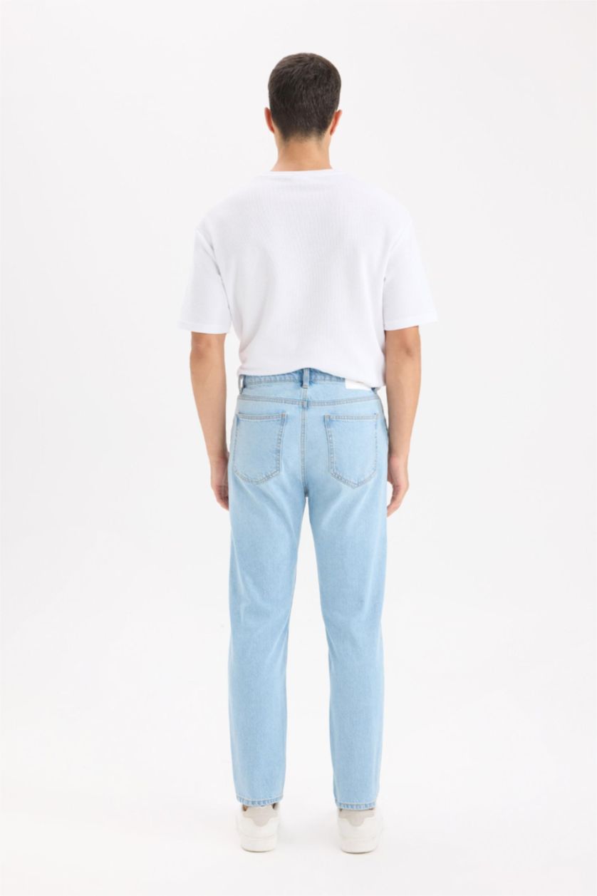 Man Light Blue 90's Slim Fit Skinny Leg Jeans